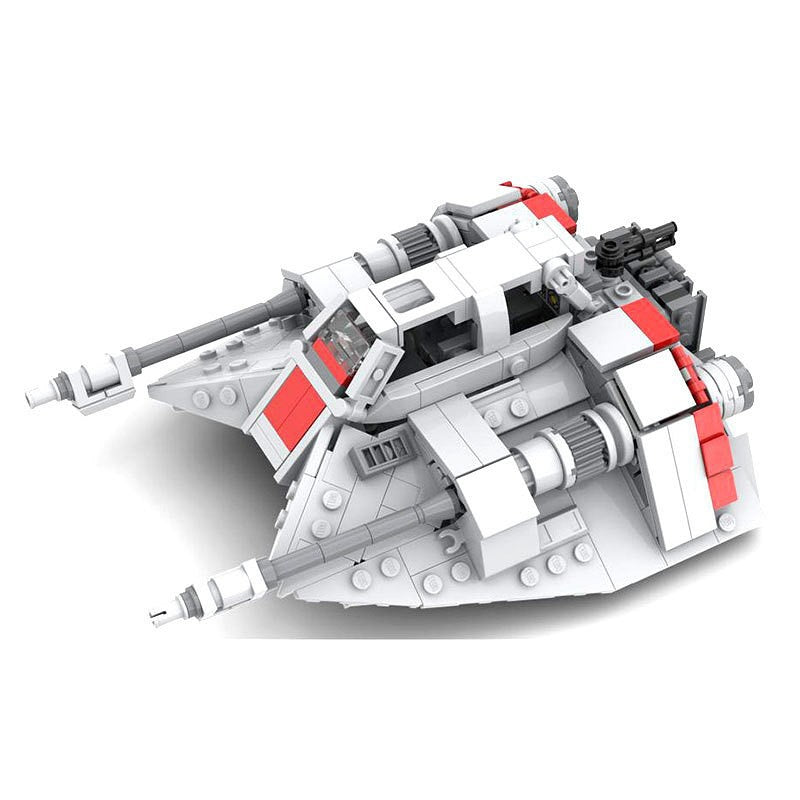 Arctic Sci-Fi Snow Speeder Starfighter Building Kit | Compatible MOC - 2