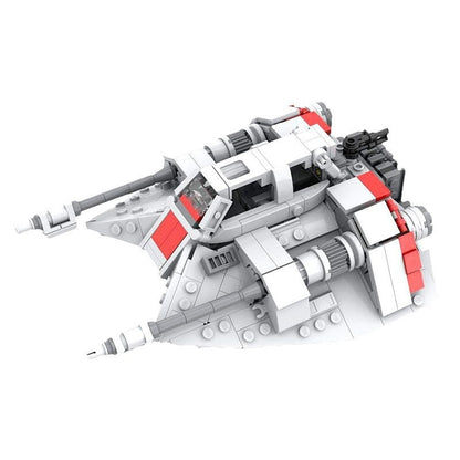 Arctic Sci-Fi Snow Speeder Starfighter Building Kit | Compatible MOC - 3