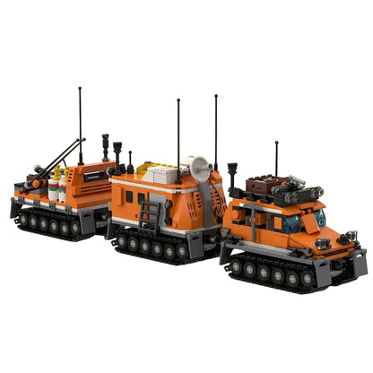 Arctic Tracked Viking MOC Building Kit | Expedition Vehicle Model - 1