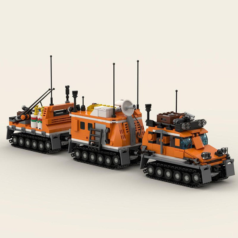 Arctic Tracked Viking MOC Building Kit | Expedition Vehicle Model - 2
