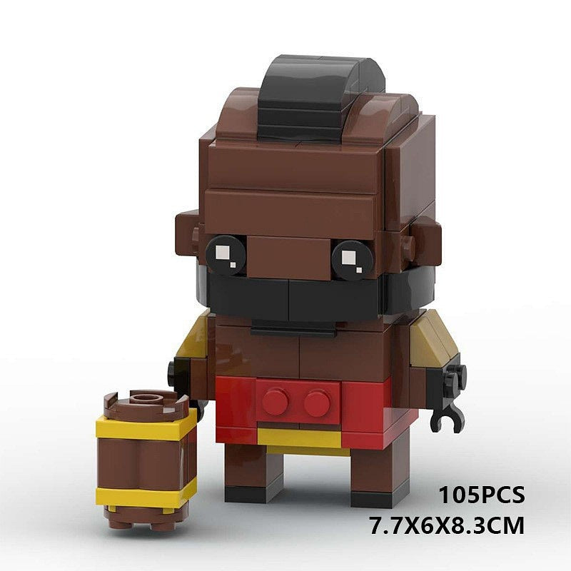Arena Clash Hero Cube Character MOC Building Kit | Battle Figure Design - 3