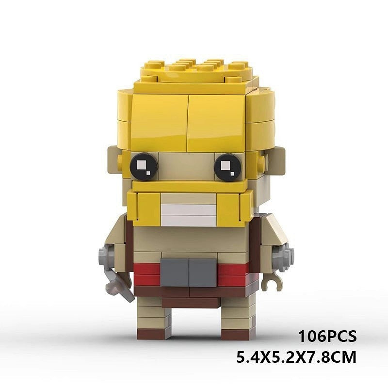 Arena Clash Hero Cube Character MOC Building Kit | Battle Figure Design - 5
