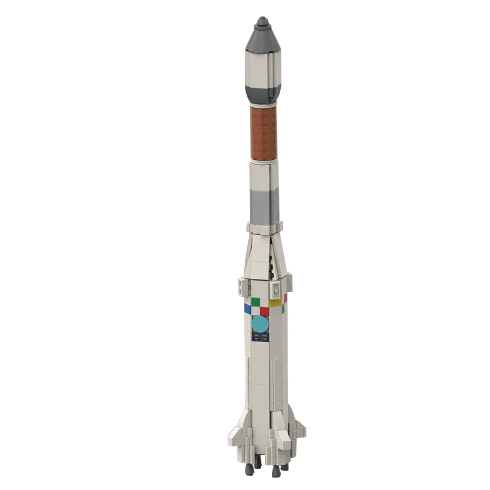 Ariane 1 Launch Vehicle Building Kit | LEGO-Compatible MOC - 5