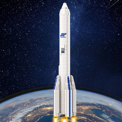 Ariane 6 Rocket MOC Building Kit | 1:110 Scale Space Model - 2