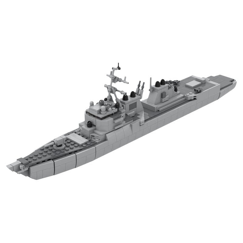 Arleigh Burke Class Destroyer 1:320 Scale MOC Building Kit - 4
