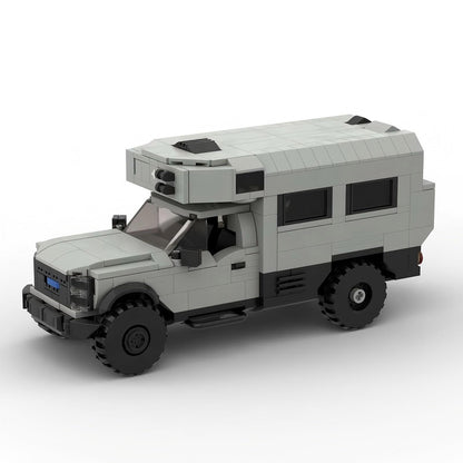 Armadillo Heavy Utility Truck Building Kit | LEGO-Compatible MOC - 1