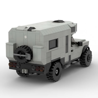 Armadillo Heavy Utility Truck Building Kit | LEGO-Compatible MOC - 2