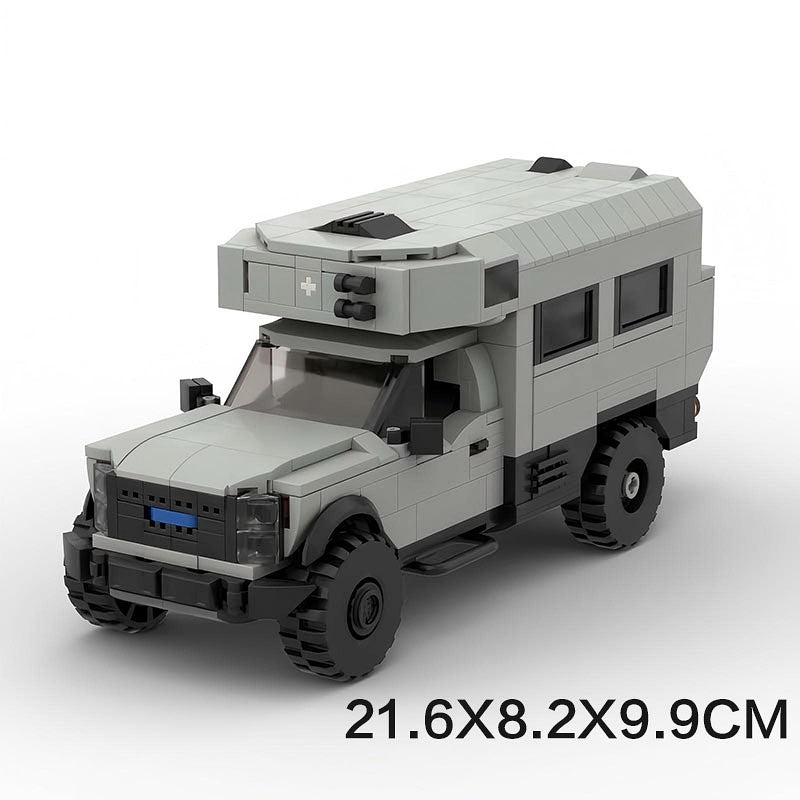 Armadillo Heavy Utility Truck Building Kit | LEGO-Compatible MOC - 6
