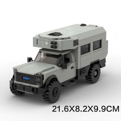 Armadillo Heavy Utility Truck Building Kit | LEGO-Compatible MOC - 6