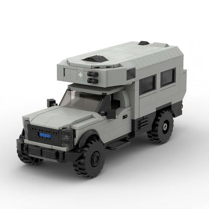 Armadillo Heavy Utility Truck MOC Building Kit | Industrial Vehicle Model - 5