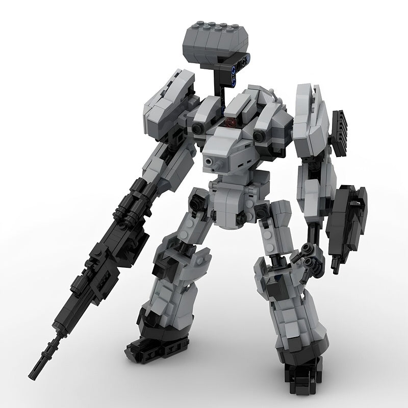 Armored Booster & Energy Blade Combat Mech MOC Building Kit - 1