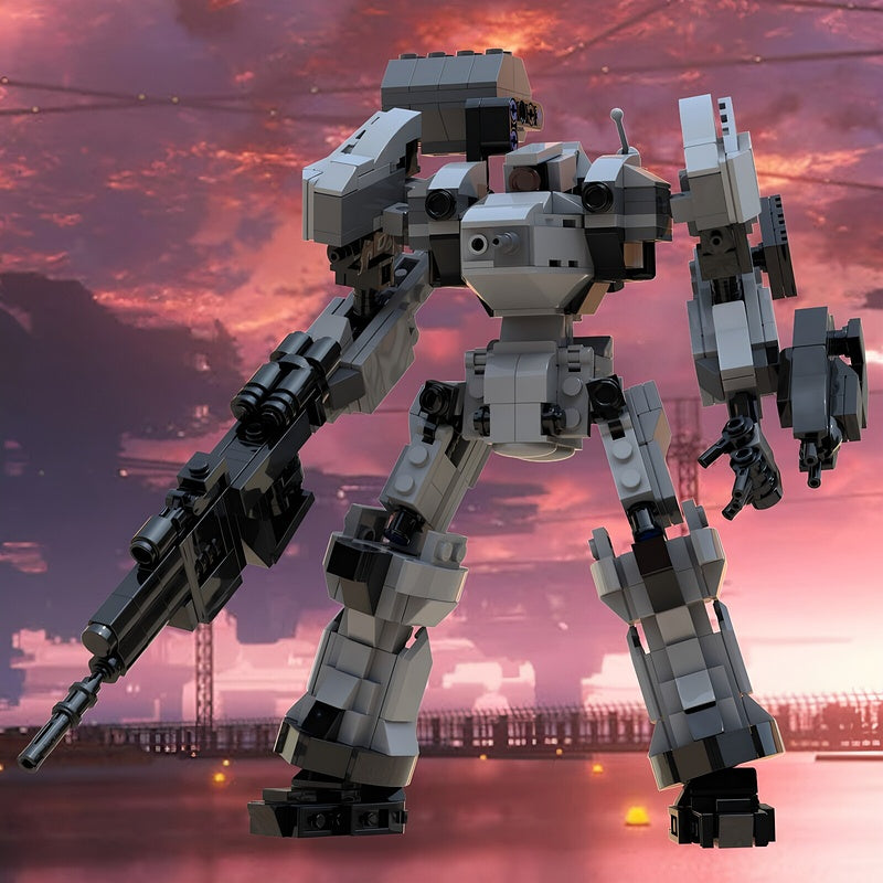 Armored Booster & Energy Blade Combat Mech MOC Building Kit - 3