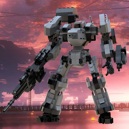 Armored Booster & Energy Blade Combat Mech MOC Building Kit - 3