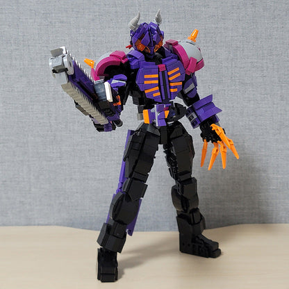 Armored Bull Warrior Figure Building Kit | LEGO-Compatible MOC - 3