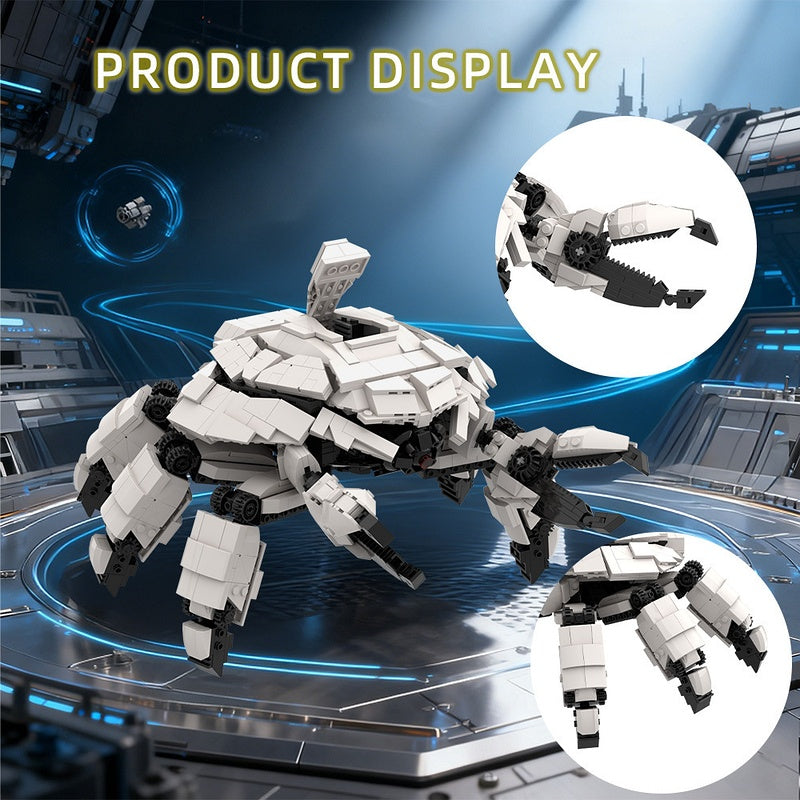 Armored Crab Robot MOC Mechanical Creature Building Kit - 1