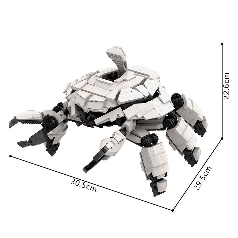 Armored Crab Robot MOC Mechanical Creature Building Kit - 2