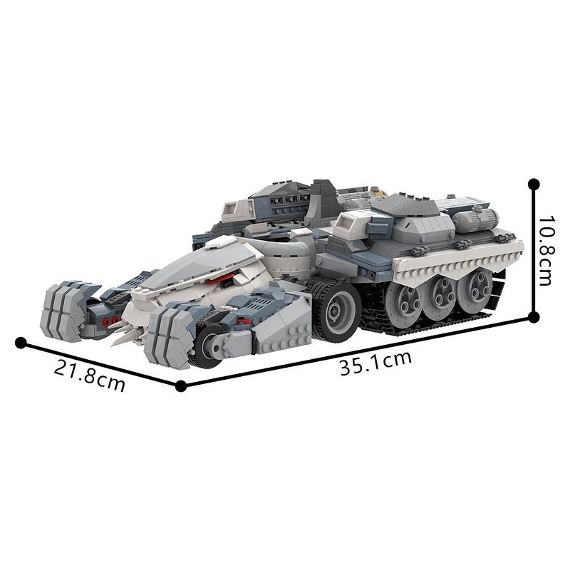 Armored Feline Tracked Assault Vehicle MOC Building Kit - 3