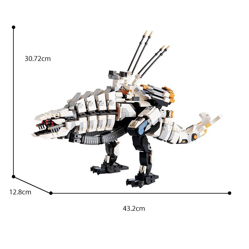 Armored Mechanical T-Rex MOC Building Kit - 3