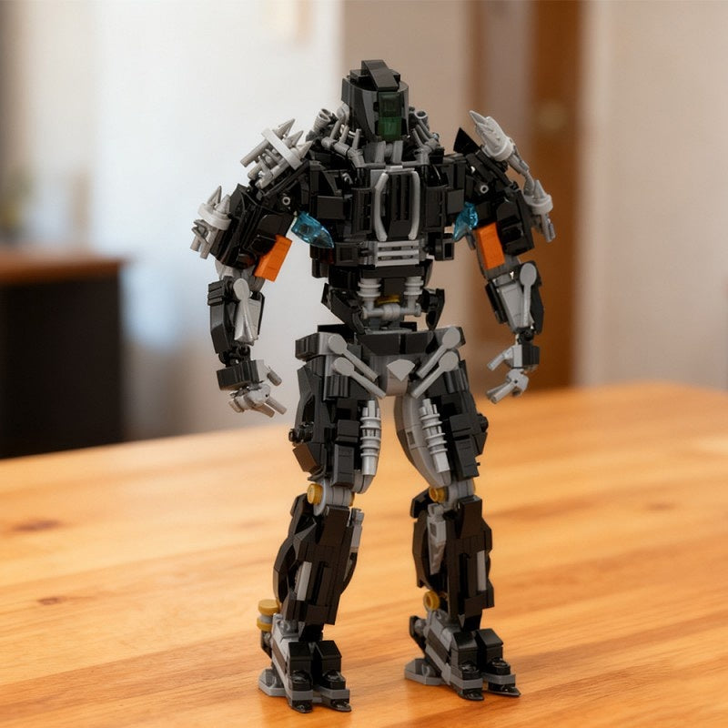 Armored Sci-Fi Mecha MOC Robot Figure Building Kit | Display Model - 1
