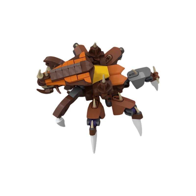 Armored Spined Burrower MOC Building Kit | Alien Creature - 1