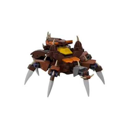 Armored Spined Burrower MOC Building Kit | Alien Creature - 3