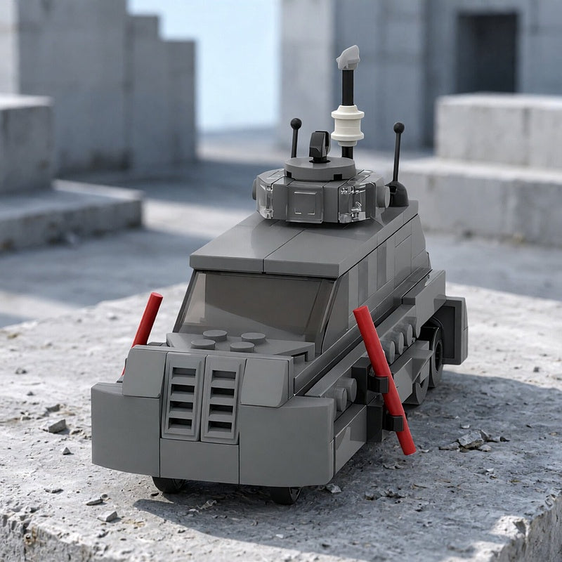 Armored Tornado Intercept Vehicle MOC Building Kit - 4