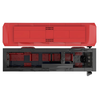 Articulated City Transit Bus MOC Vehicle Building Kit - 4
