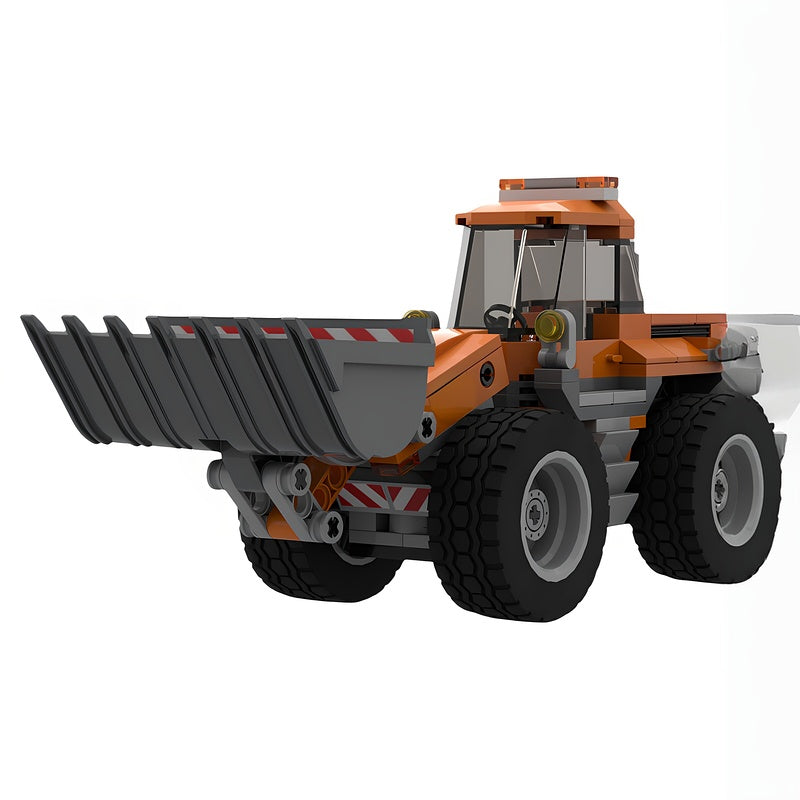 Articulated Construction Wheel Loader MOC Building Kit - 1
