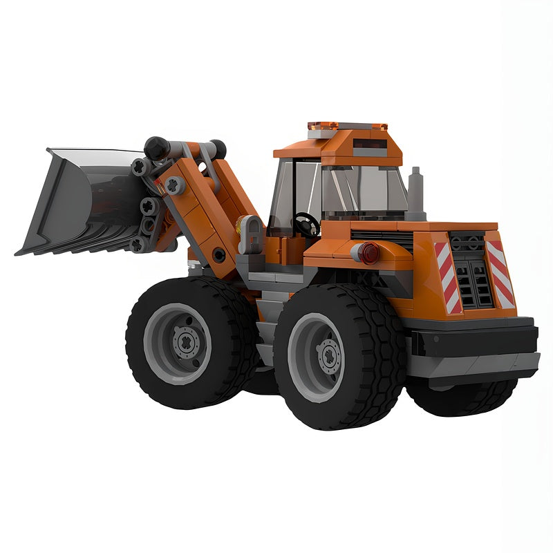 Articulated Construction Wheel Loader MOC Building Kit - 3