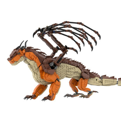 Articulated Mud Dragon MOC Building Kit | Compatible MOC - 4