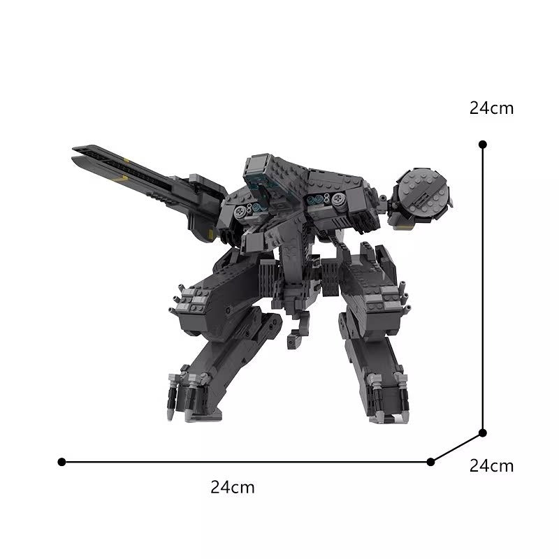 Articulated Tactical Bipedal Combat Mech MOC Building Kit - 2