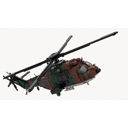 AS532 Cougar Tactical Utility Helicopter MOC Building Kit | 1:35 Scale - 1