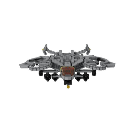 AT-101 Futuristic Helicopter MOC Building Kit | Sci-Fi Aircraft Model - 3