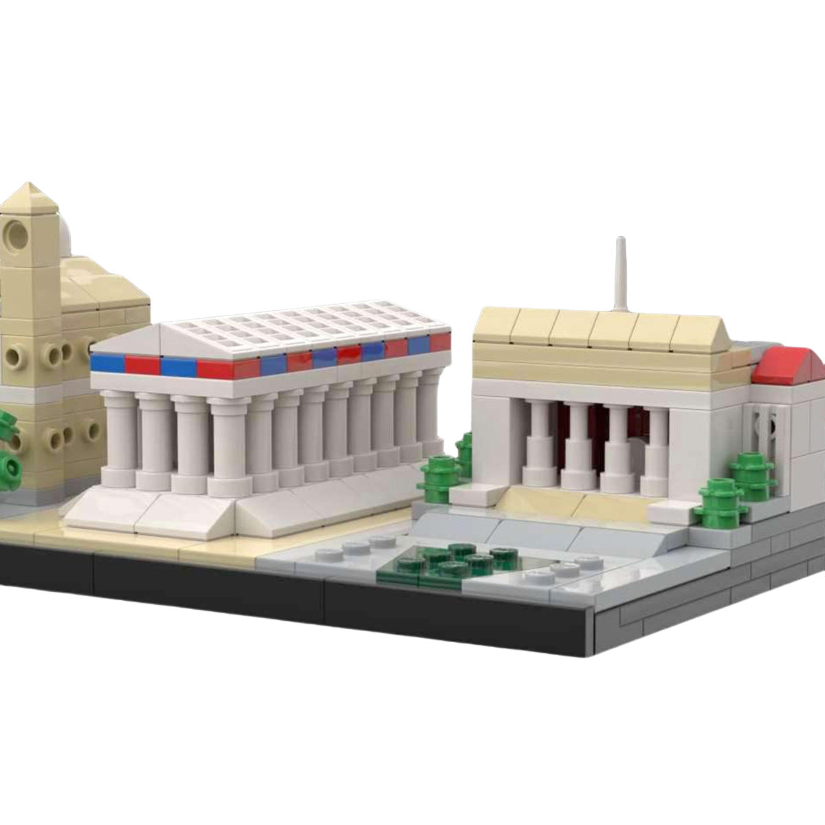 Athens Skyline Building Kit | LEGO-Compatible MOC - 2