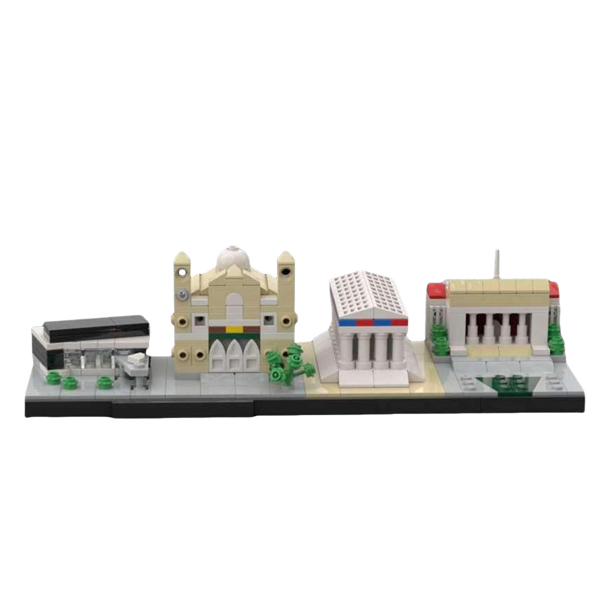 Athens Skyline Building Kit | LEGO-Compatible MOC - 4