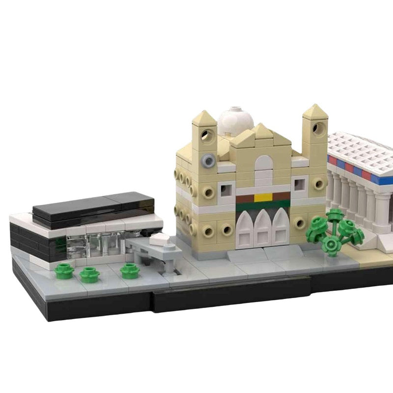 Athens Skyline MOC Building Kit | Ancient Architecture Landmark Model - 3