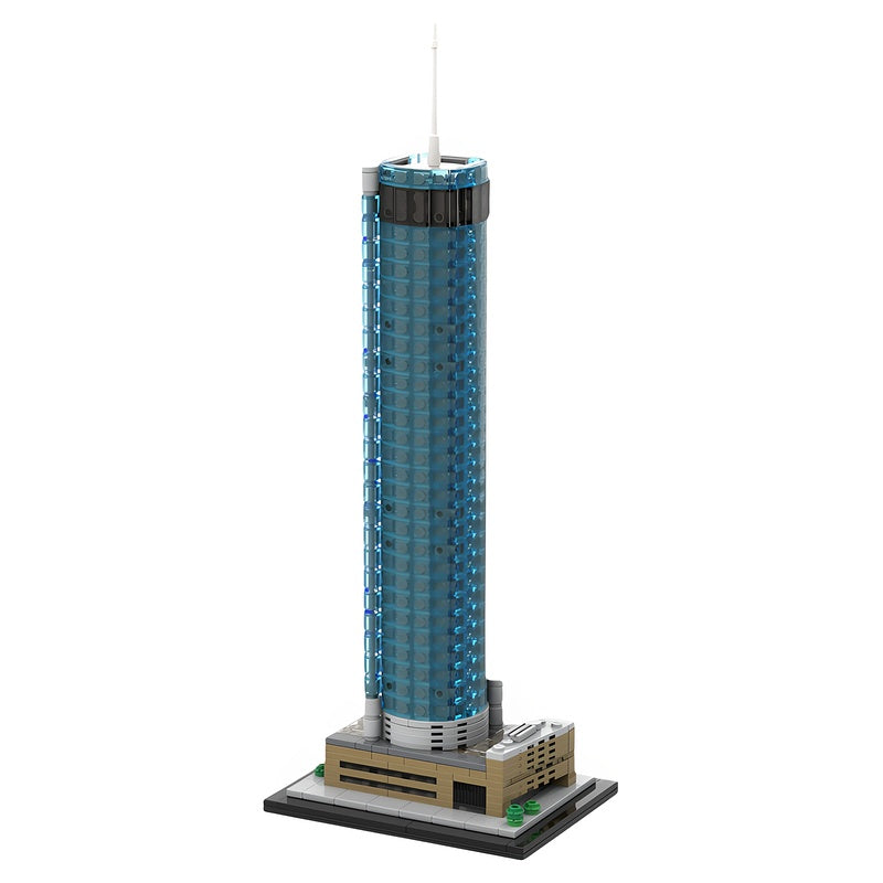 Atlanta Peachtree Plaza Tower 1:800 MOC Building Kit - 1