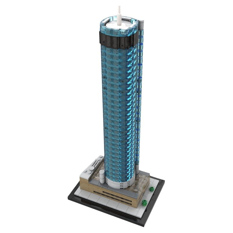 Atlanta Peachtree Plaza Tower 1:800 MOC Building Kit - 2