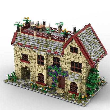 Attic House MOC Building Kit | Cozy Residential Architecture Model - 3