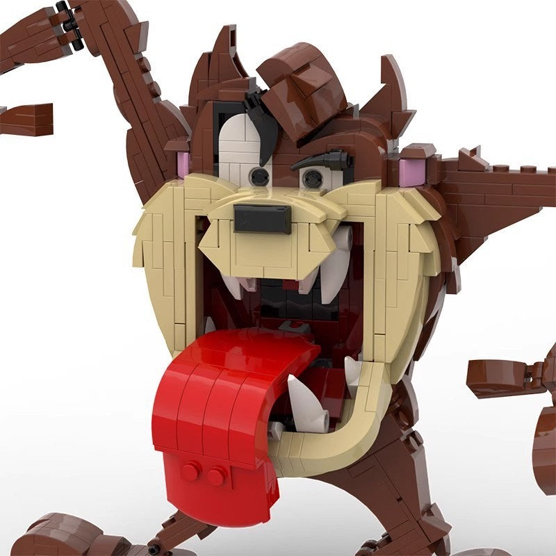 Australian Spinning Devil Wildlife Building Kit | LEGO-Compatible MOC - 1