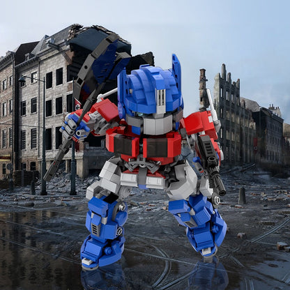 Autobot Leader Transforming Mecha Building Kit | Compatible MOC - 1