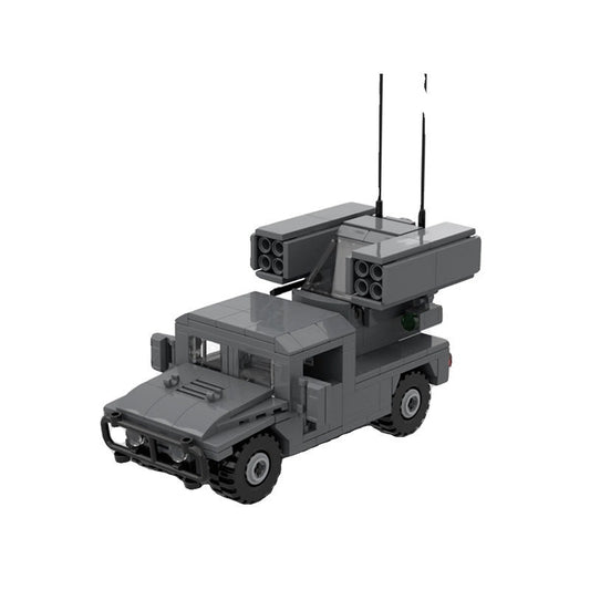 Avenger Missile Truck MOC Building Kit | Tactical Defense Vehicle Model - 1
