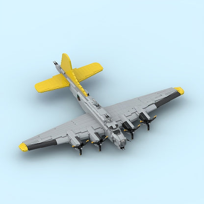 B-17 Flying Fortress Heavy Bomber MOC Building Kit - 2