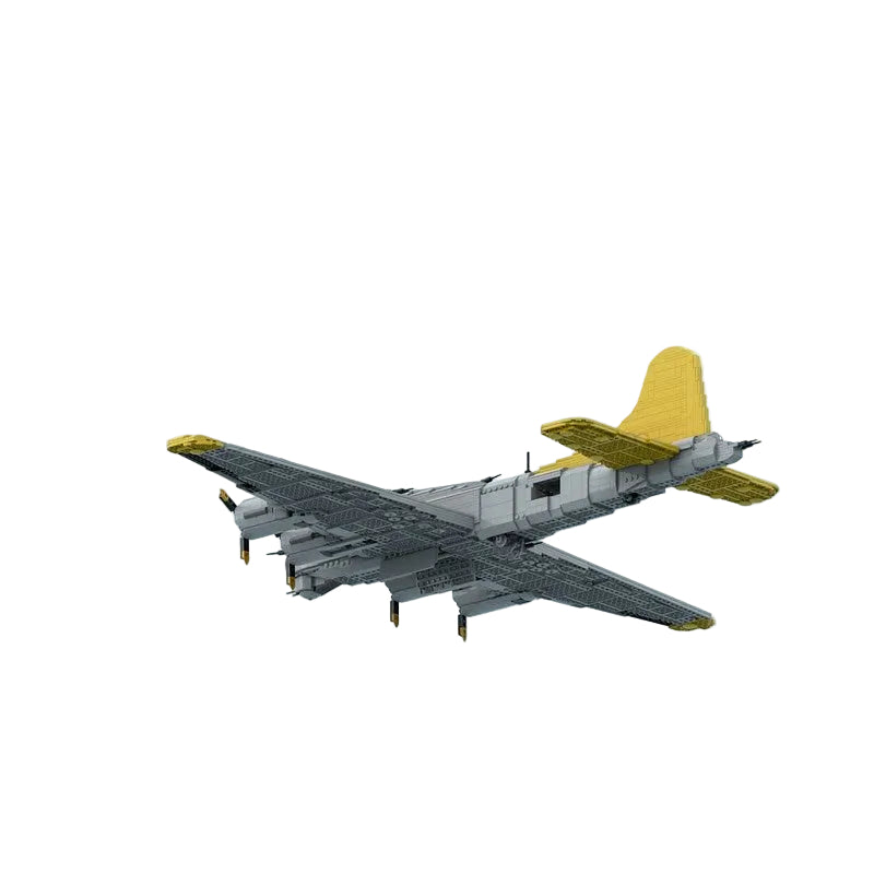 B-17 Flying Fortress Heavy Bomber MOC Building Kit - 3