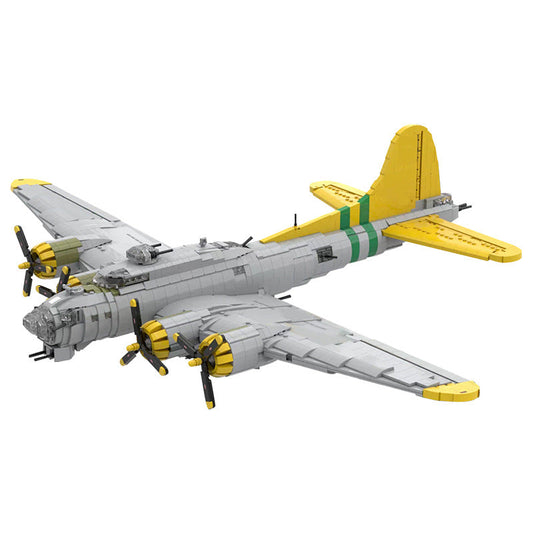 B-17 Flying Fortress WW2 Heavy Bomber MOC Building Kit | LEGO-Compatible MOC - 1