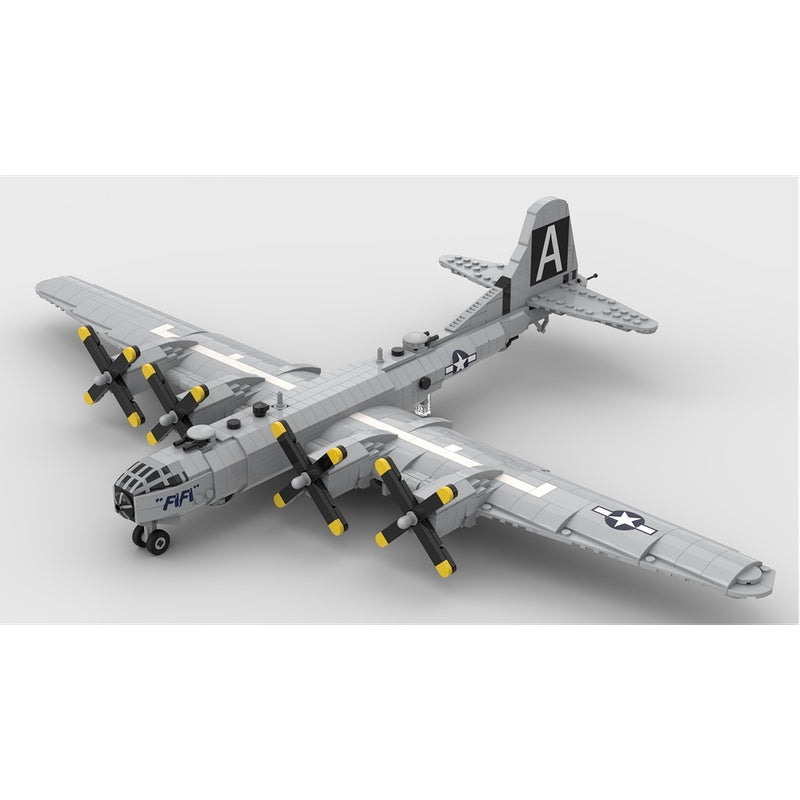B-29 Four-Engine Heavy Bomber 1:72 Scale MOC Building Kit - 3