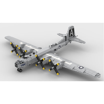 B-29 Four-Engine Heavy Bomber 1:72 Scale MOC Building Kit - 3