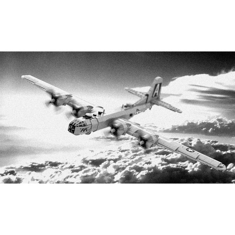 B-29 Four-Engine Heavy Bomber 1:72 Scale MOC Building Kit - 4