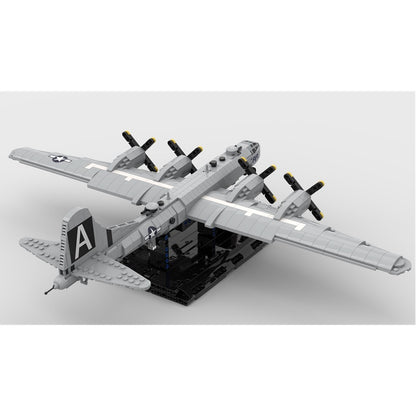 B-29 Four-Engine Heavy Bomber 1:72 Scale MOC Building Kit - 5
