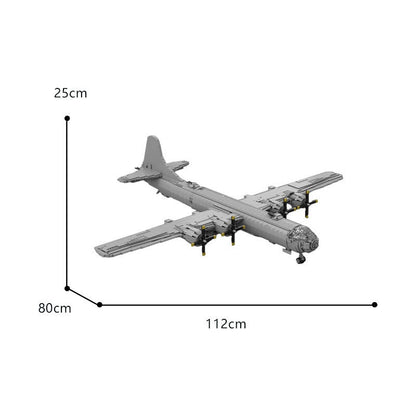 B-29 Superfortress Style MOC WWII Heavy Bomber Building Kit 1:35 Scale - 8